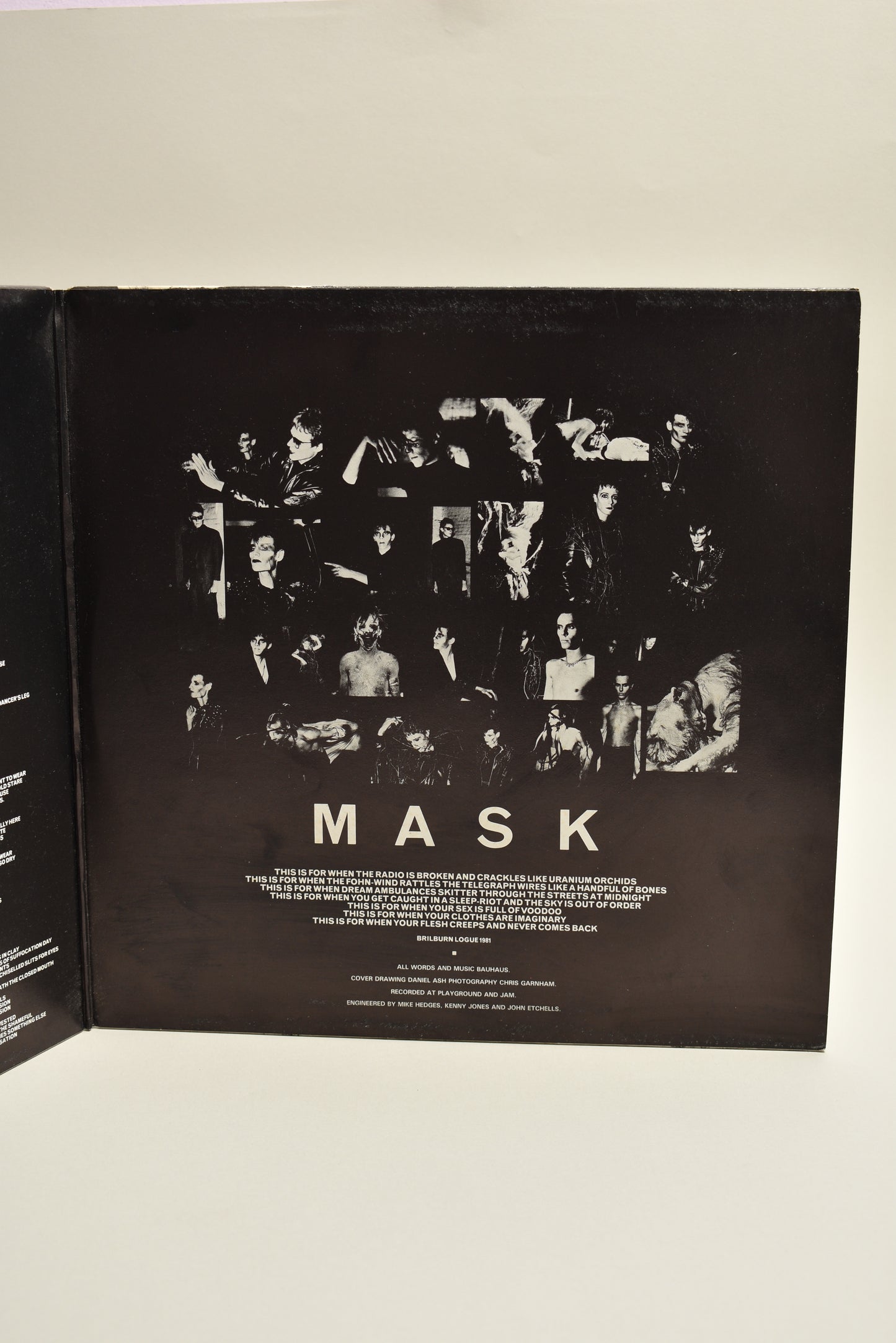 Bauhaus – Mask (UK 12” LP, 1981)