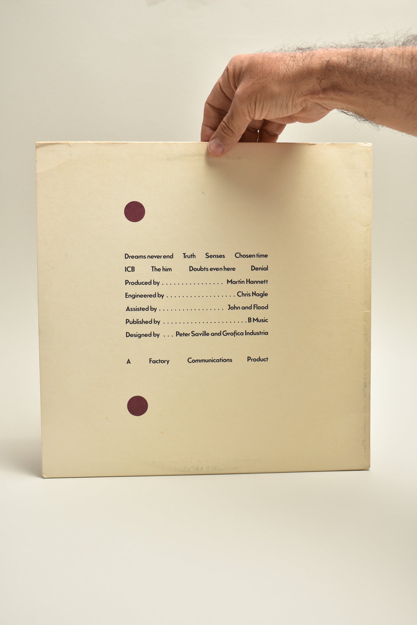 New Order – Movement (UK 12” LP, 1982)