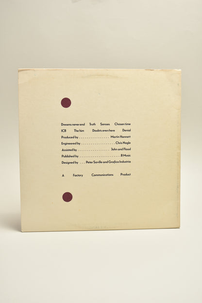 New Order – Movement (UK 12” LP, 1982)