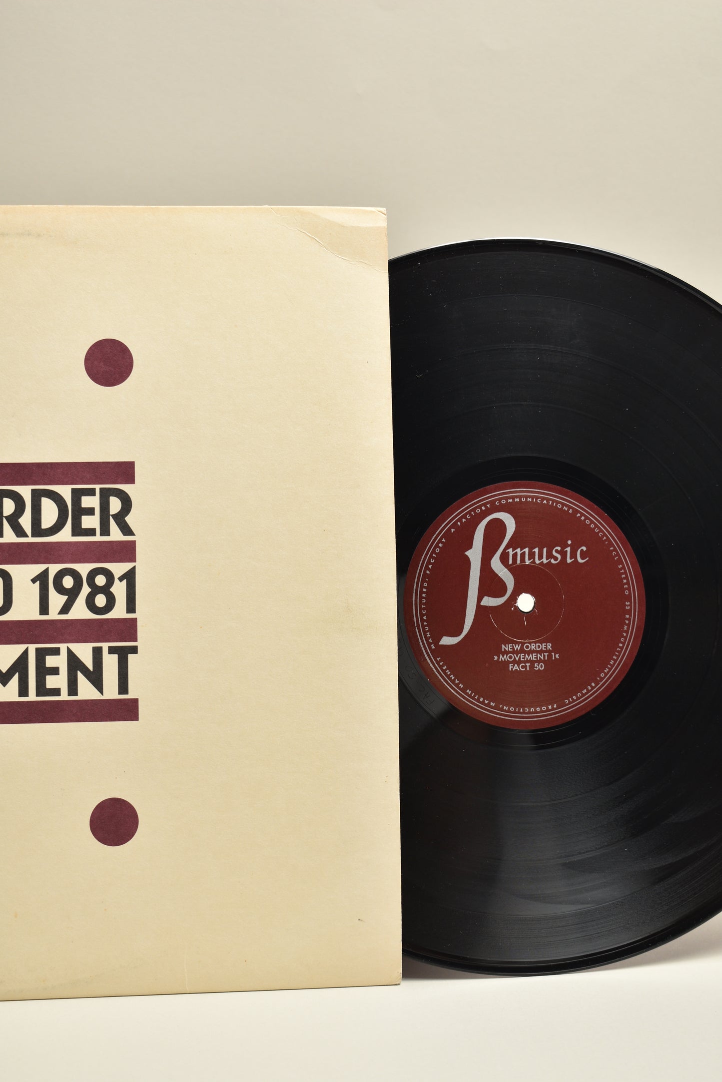 New Order – Movement (UK 12” LP, 1982)
