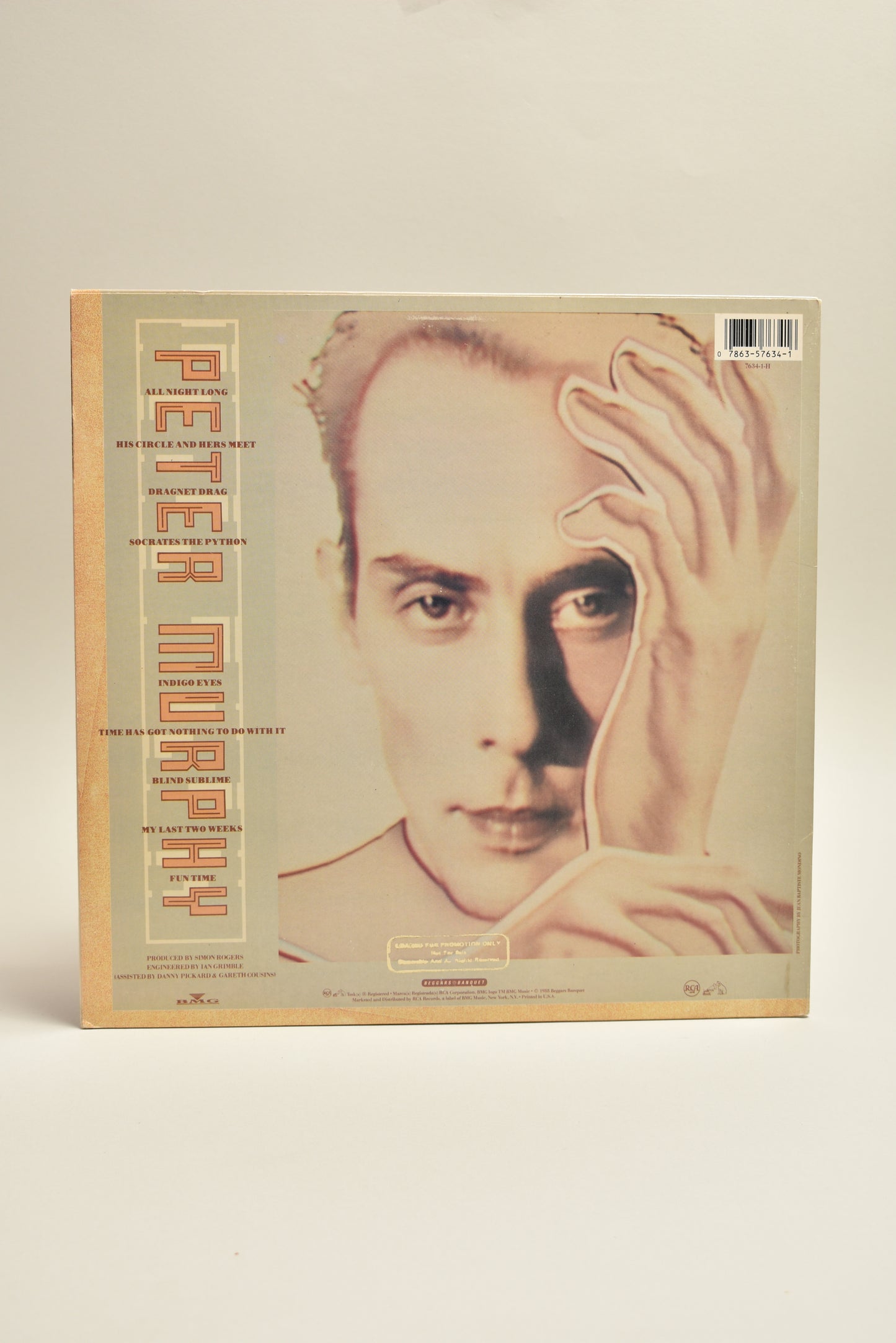 Peter Murphy – Love Hysteria (USA Promo LP, 1987)