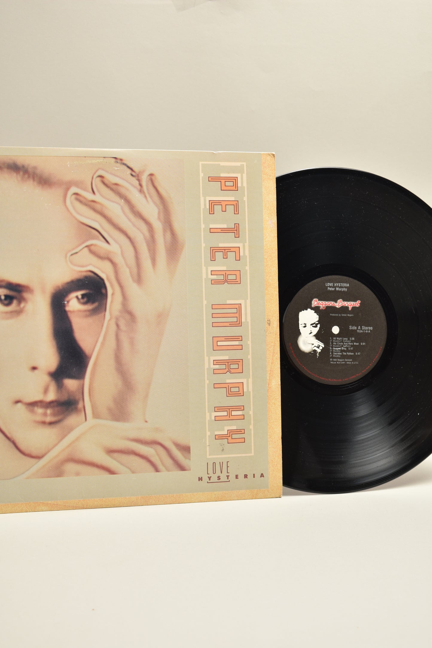 Peter Murphy – Love Hysteria (USA Promo LP, 1987)