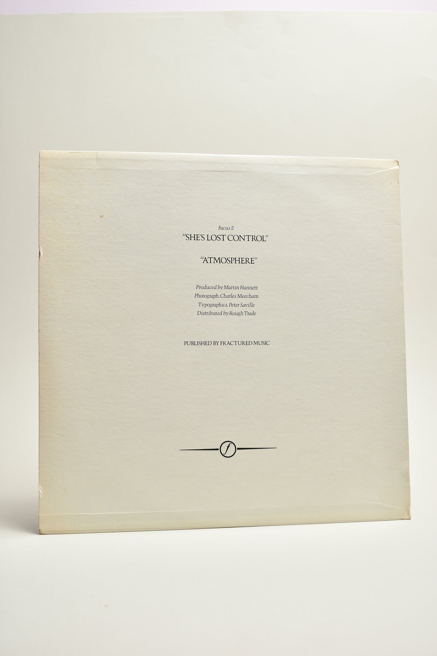 Joy Division – She’s Lost Control / Atmosphere (US 12” Single, 1980)