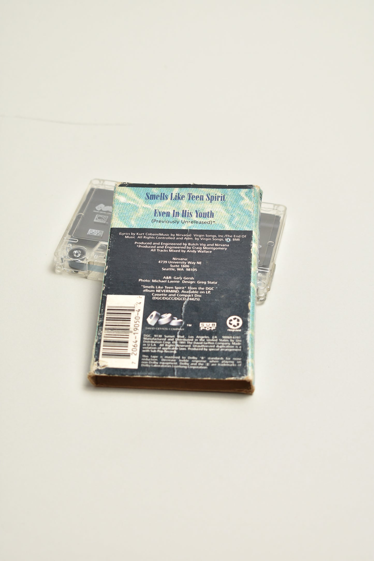 Nirvana – Smells Like Teen Spirit (US Cassette Single, 1991)