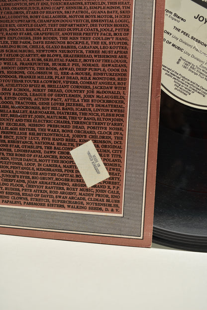 Joy Division – The Peel Sessions (UK, Vinilo 12" EP, 1987)