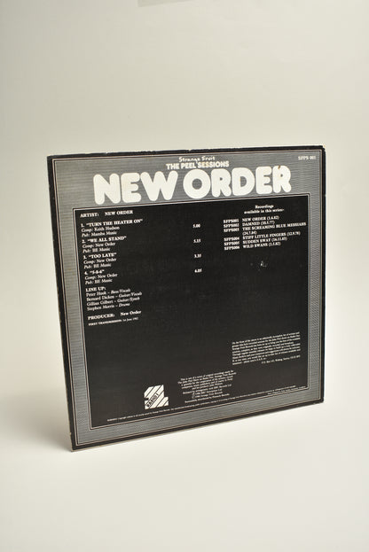 New Order – The Peel Sessions (UK, Vinilo 12" - 45 RPM - EP, 1986)