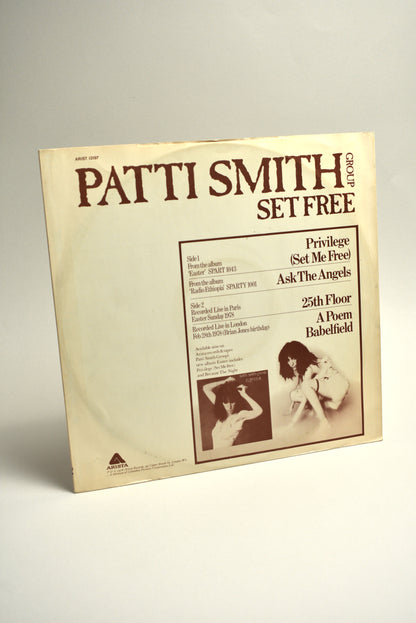 Patti Smith Group – Set Free (UK, 12” EP, 1978)