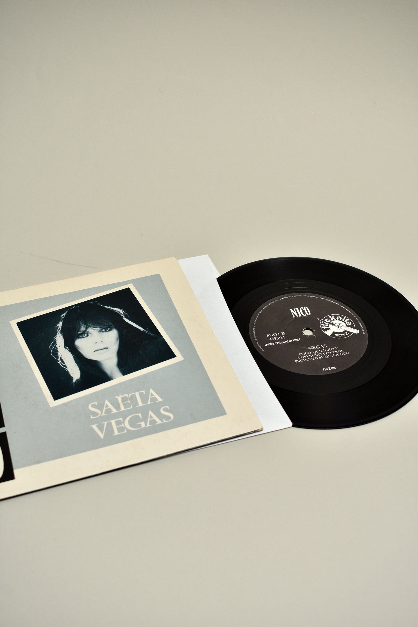 Nico – Saēta / Vegas (UK 7" Single, 1981)