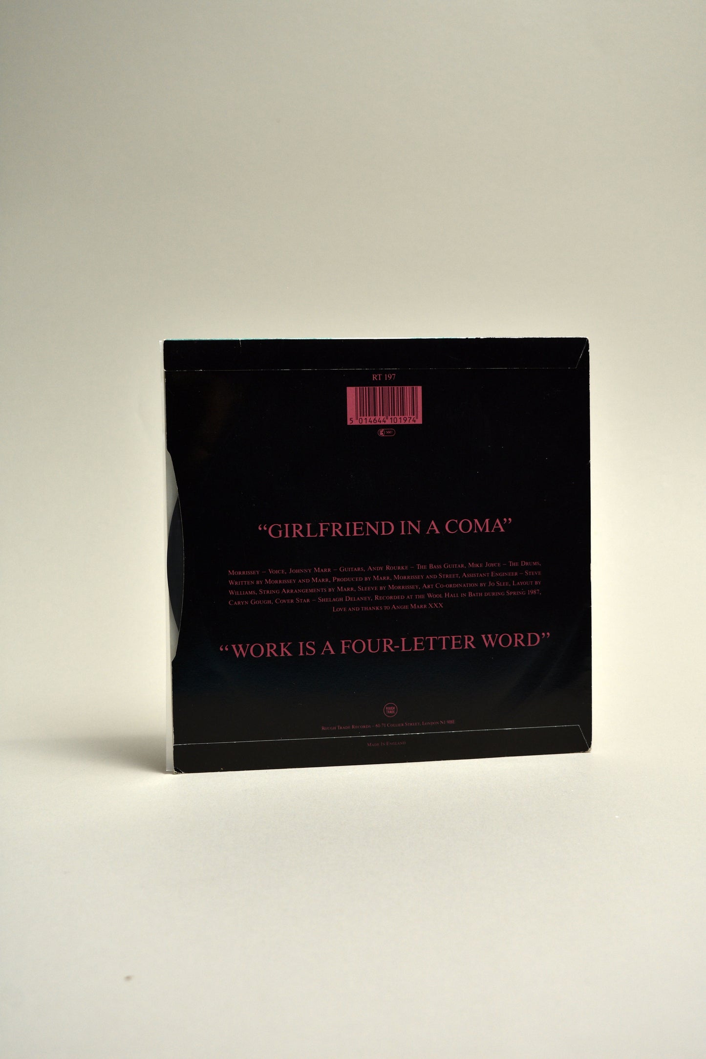 The Smiths – Girlfriend In A Coma (UK 7" Single, 1987)