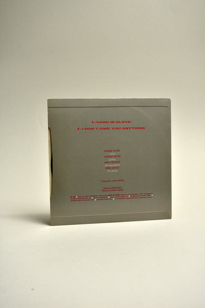 Sandie Shaw – Hand In Glove / I Don’t Owe You Anything (UK 7" Single, 1984)