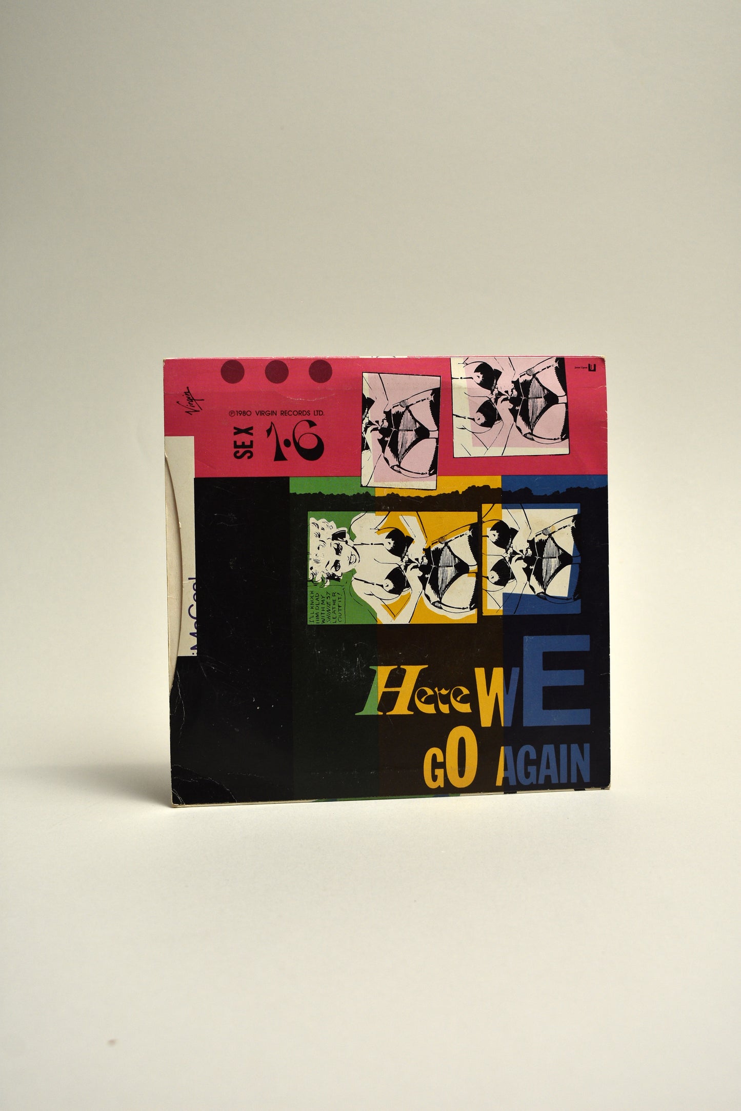 Sex Pistols – Black Leather / Here We Go Again [UK 7” Vinyl, 1980]