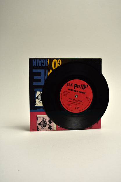Sex Pistols – Black Leather / Here We Go Again [UK 7” Vinyl, 1980]