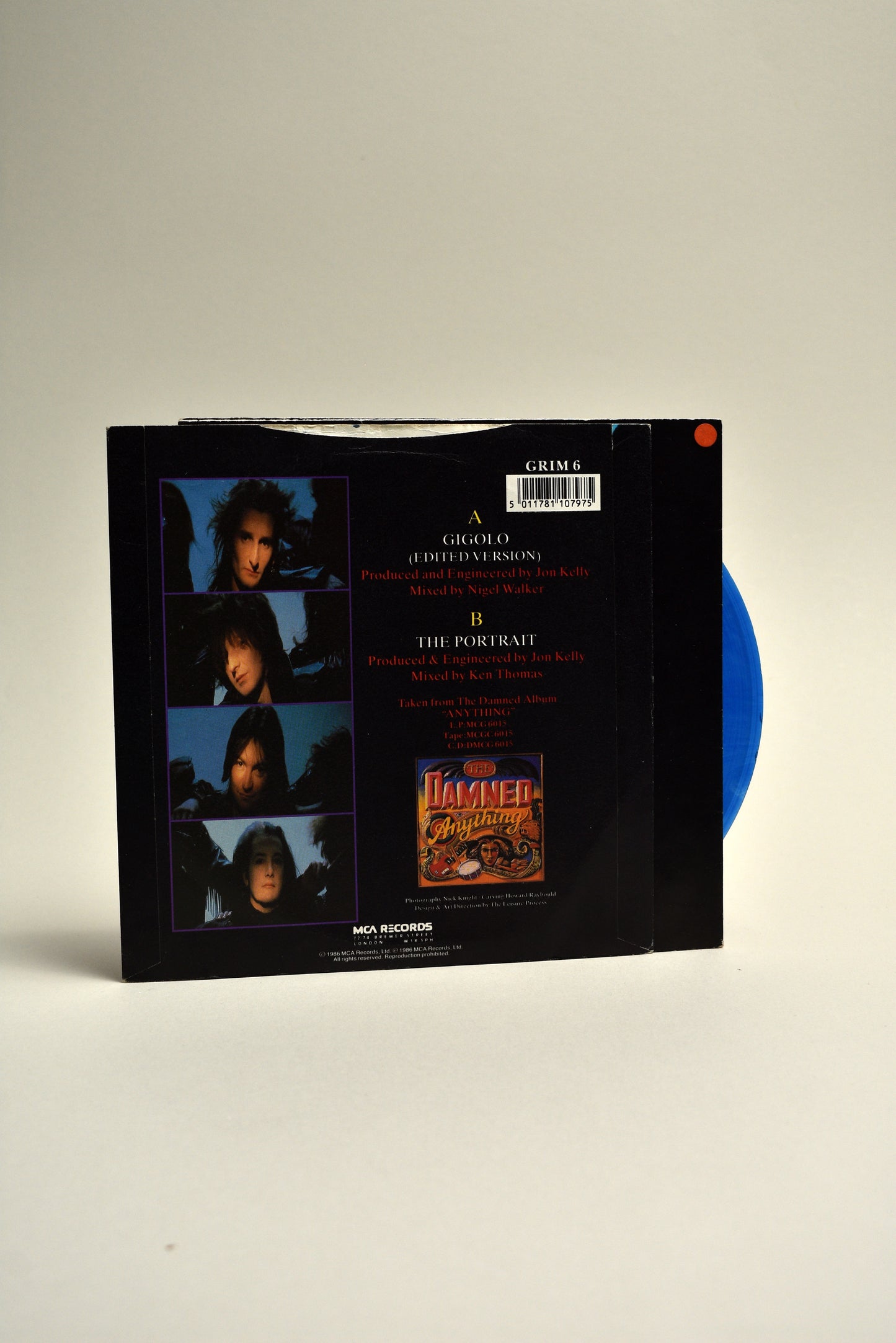 The Damned – Gigolo (UK 7" Single, 1986)