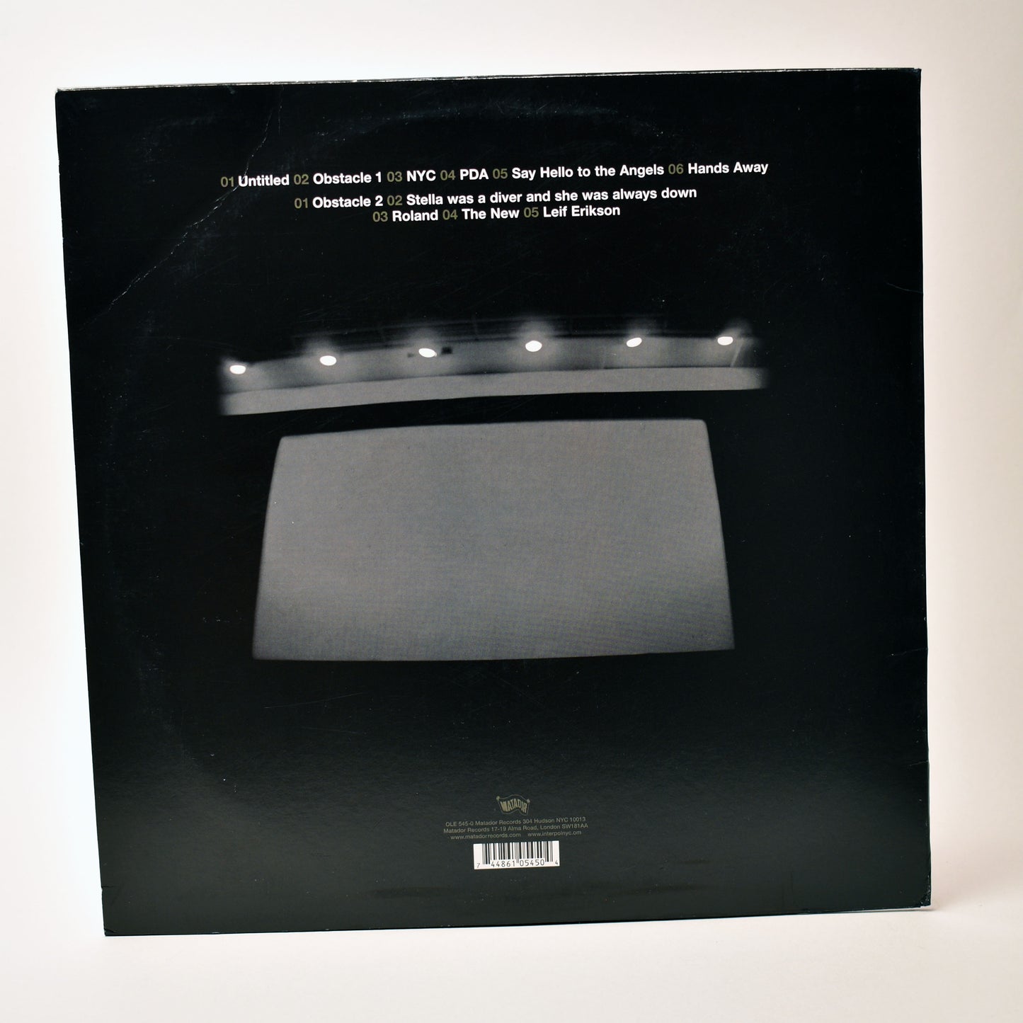 Interpol – Turn On The Bright Lights (UK & US 12" LP, 2007)