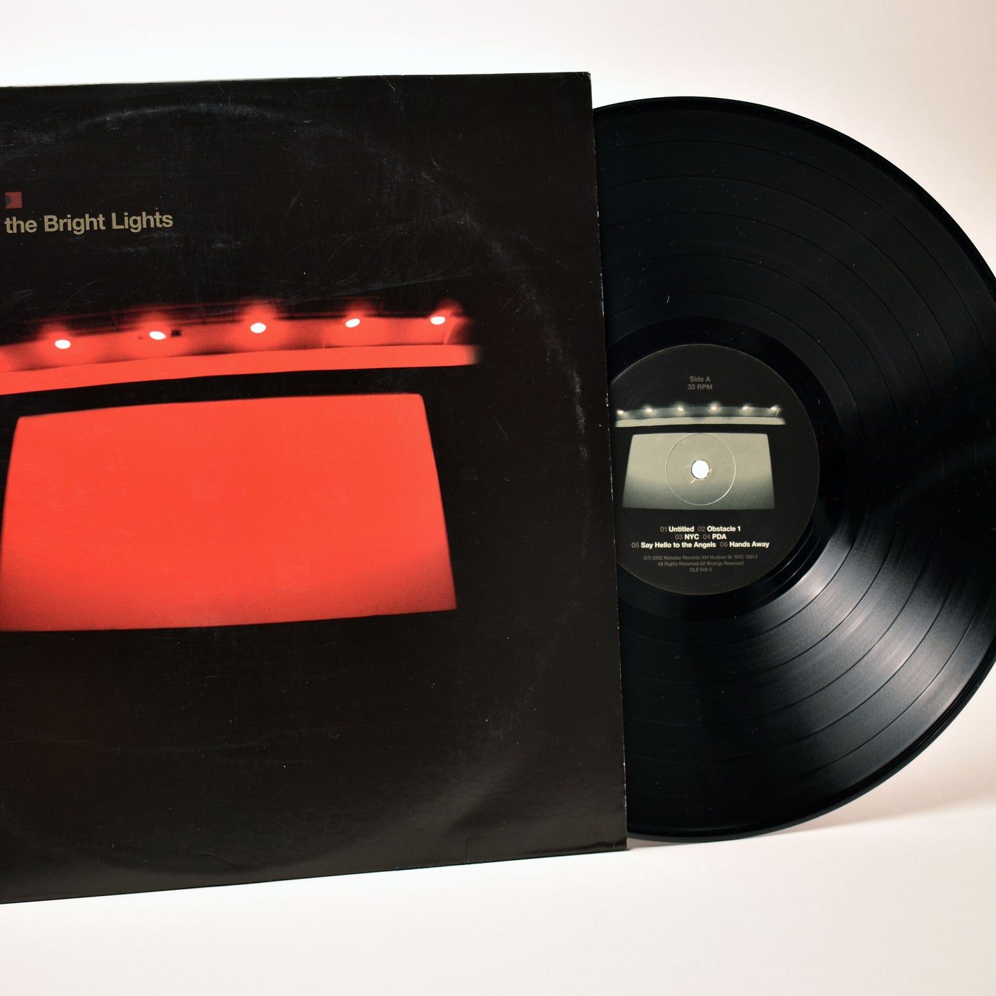 Interpol – Turn On The Bright Lights (UK & US 12" LP, 2007)
