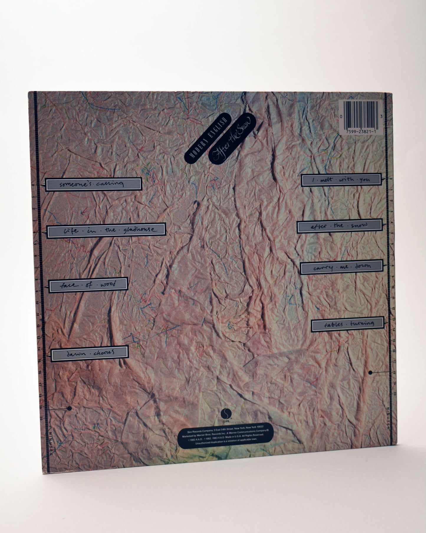 Modern English – After The Snow (US 12" LP, 1983)