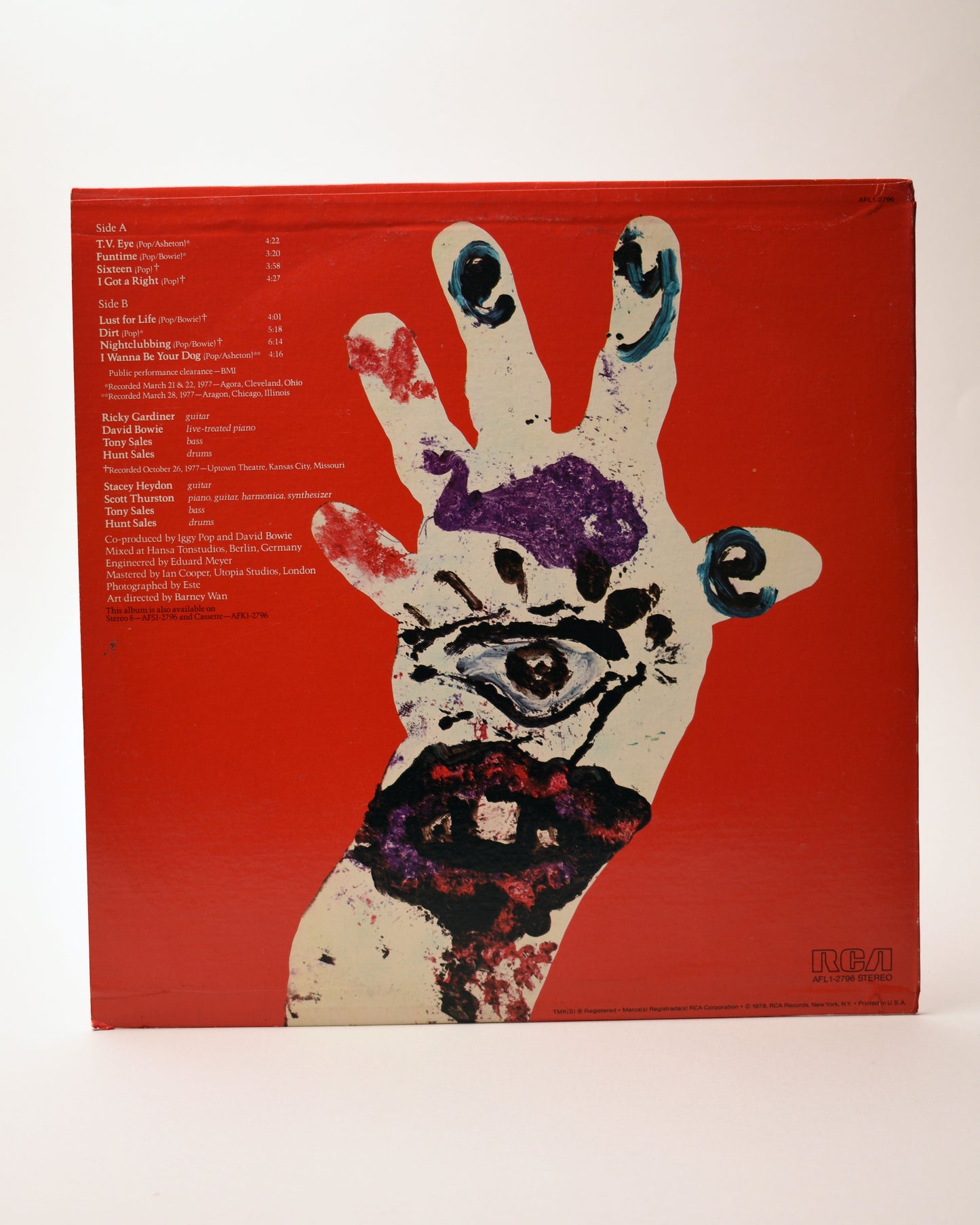 Iggy Pop – TV Eye 1977 Live (US, Album, 1978)