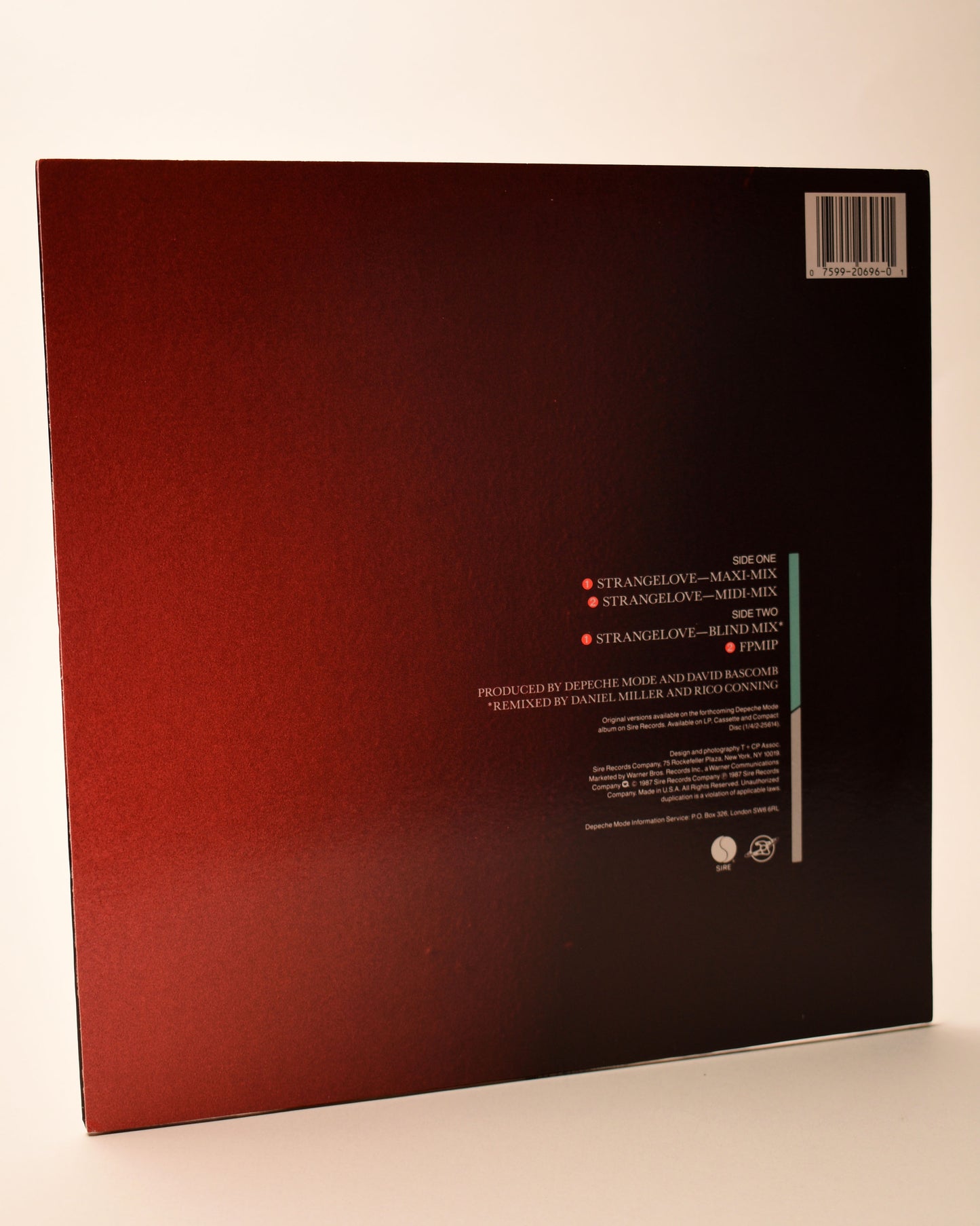Depeche Mode – Strangelove (US, 12" Single, 1987)