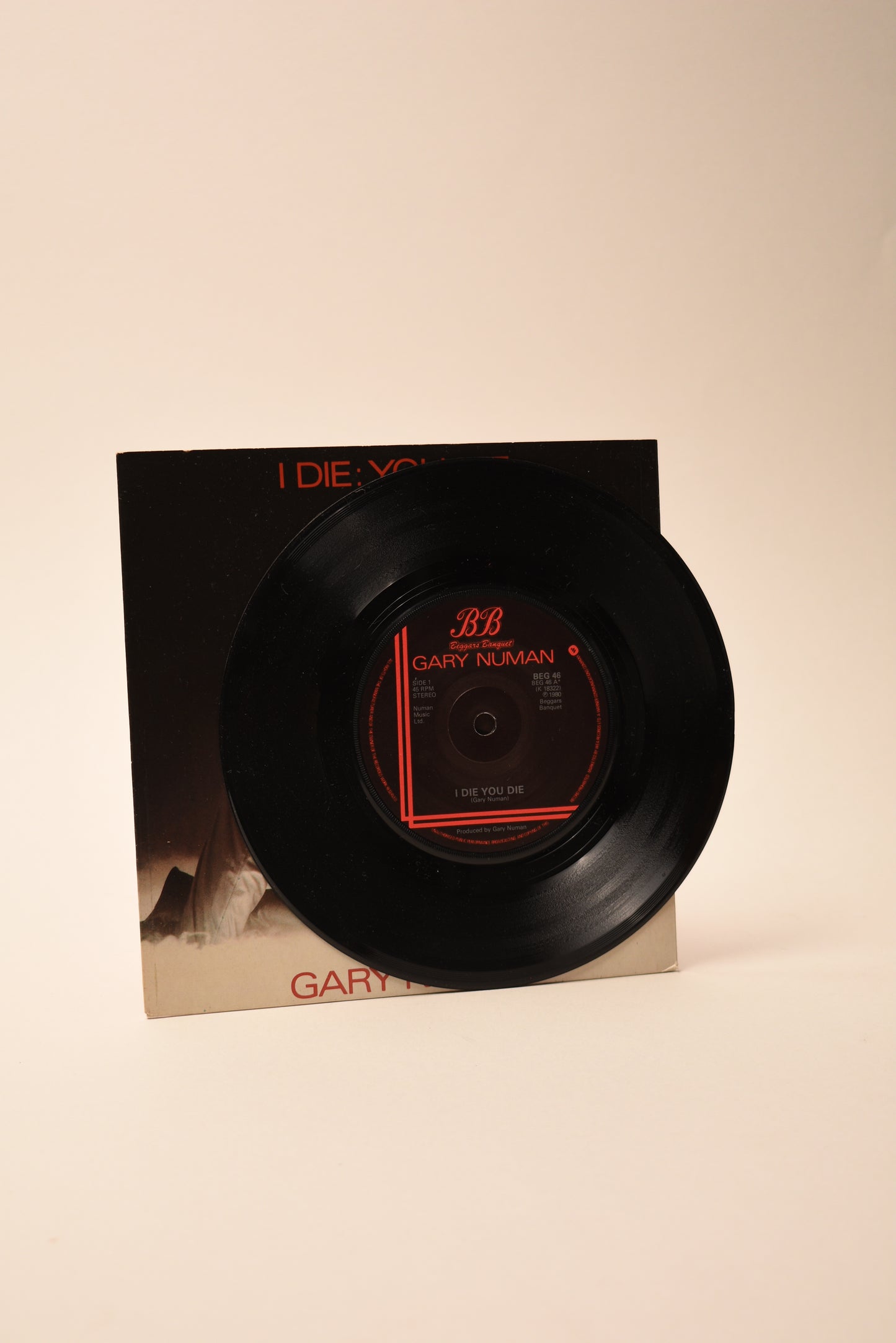 Gary Numan – I Die: You Die (UK 7" Single, 1980)