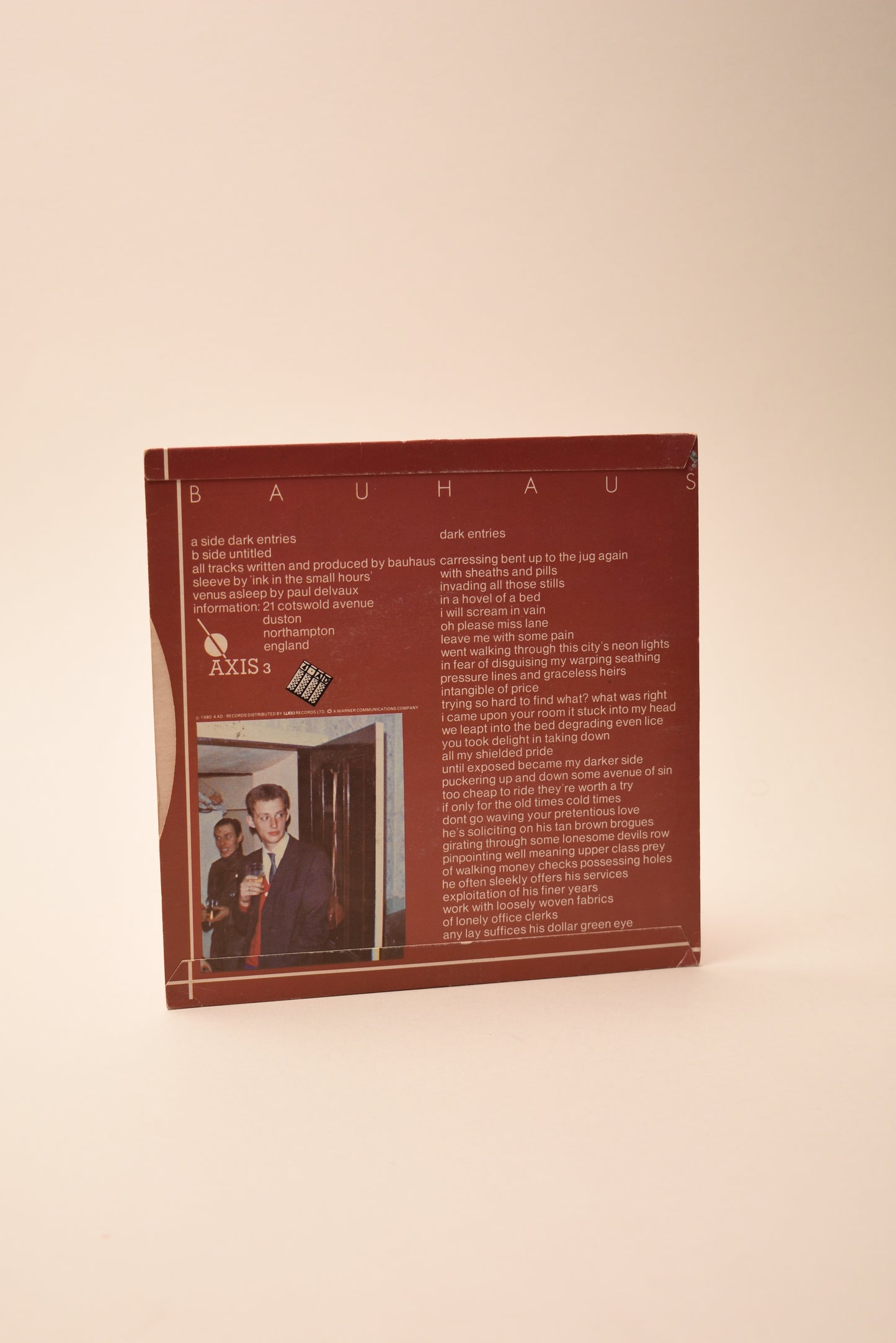 Bauhaus – Dark Entries (UK 7" Single, 1980)