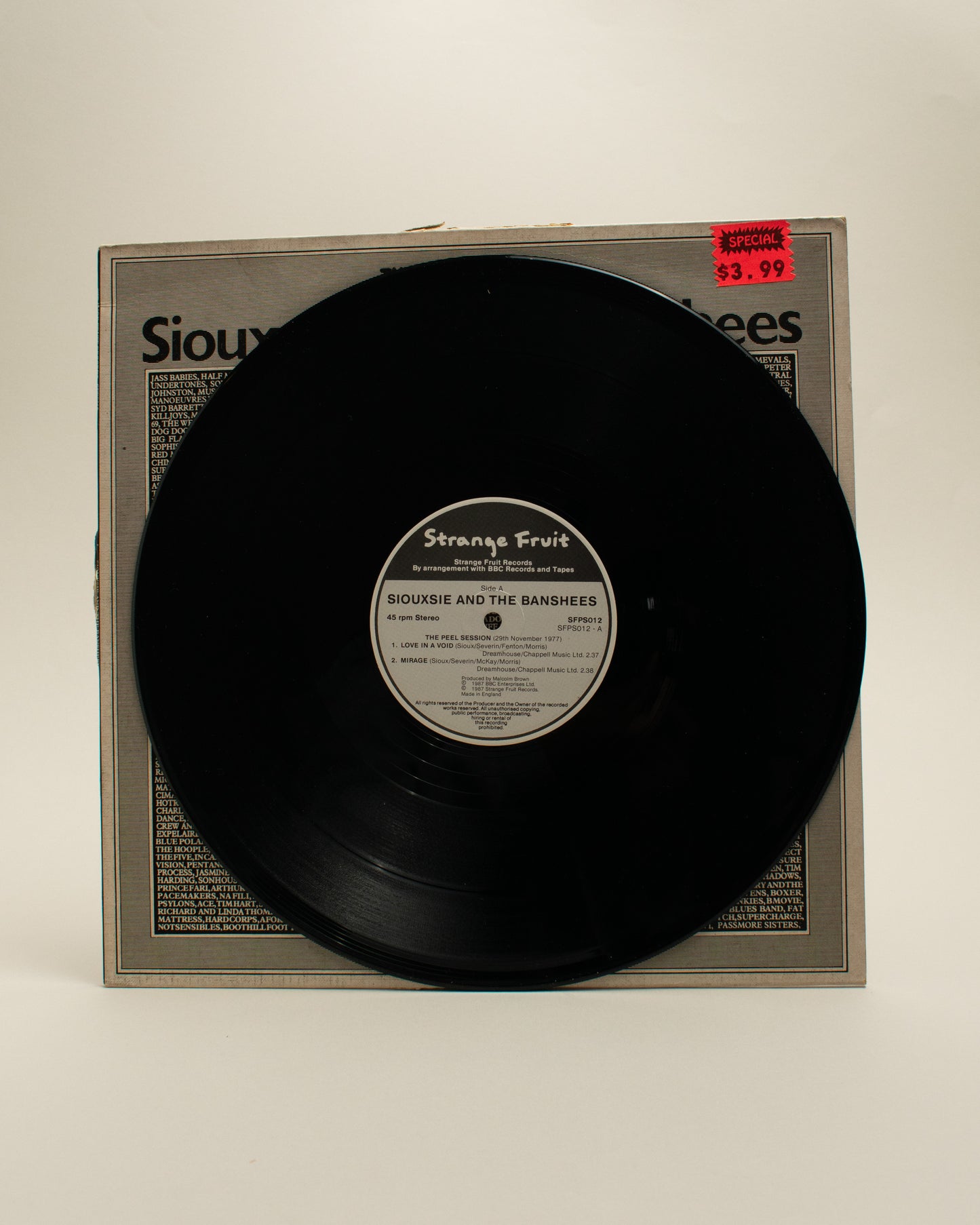 Siouxsie And The Banshees - The Peel Sessions (UK, 12" EP, 1987)