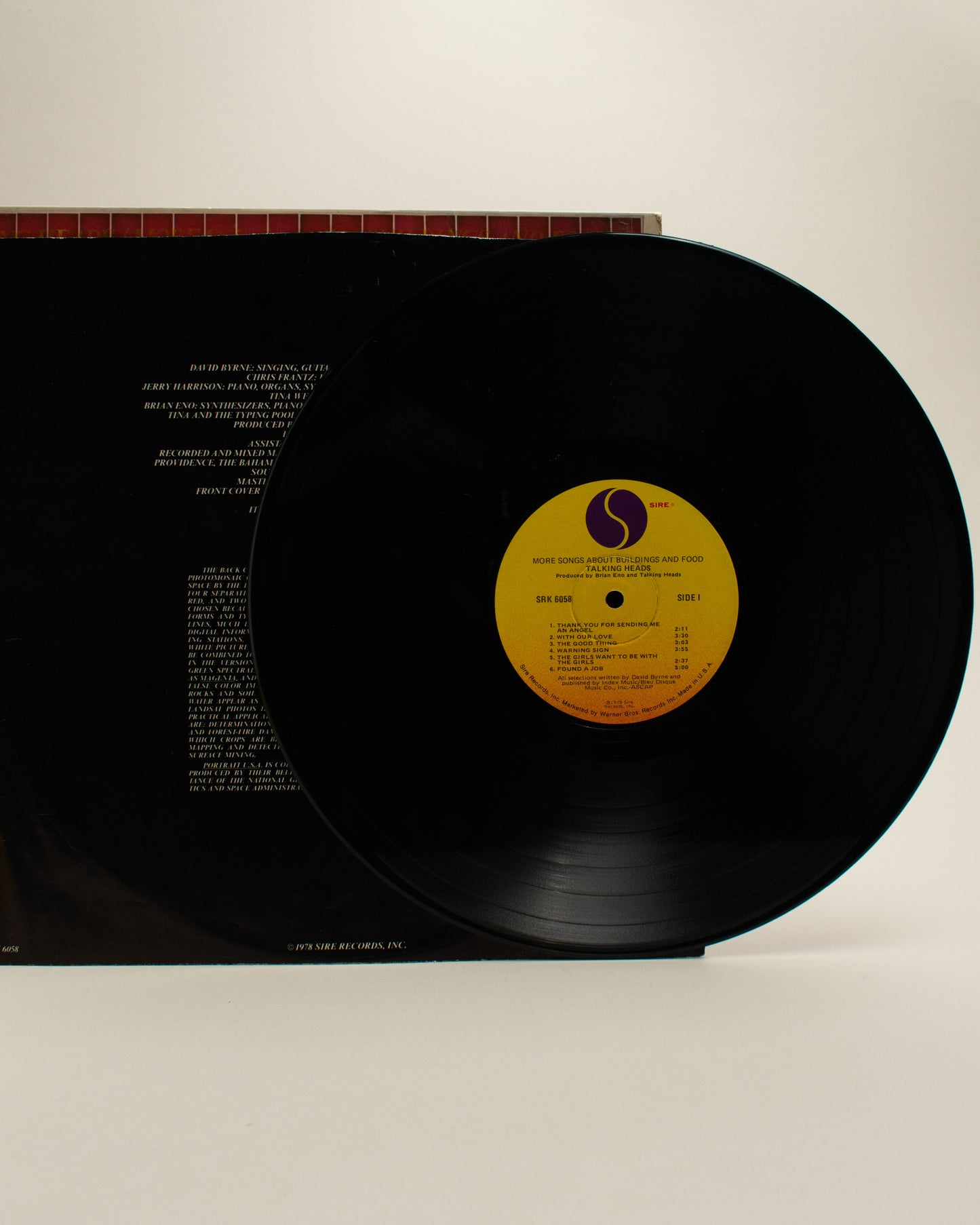 Talking Heads - More Songs About Buildings And Food (US, 12" Album, 1978)