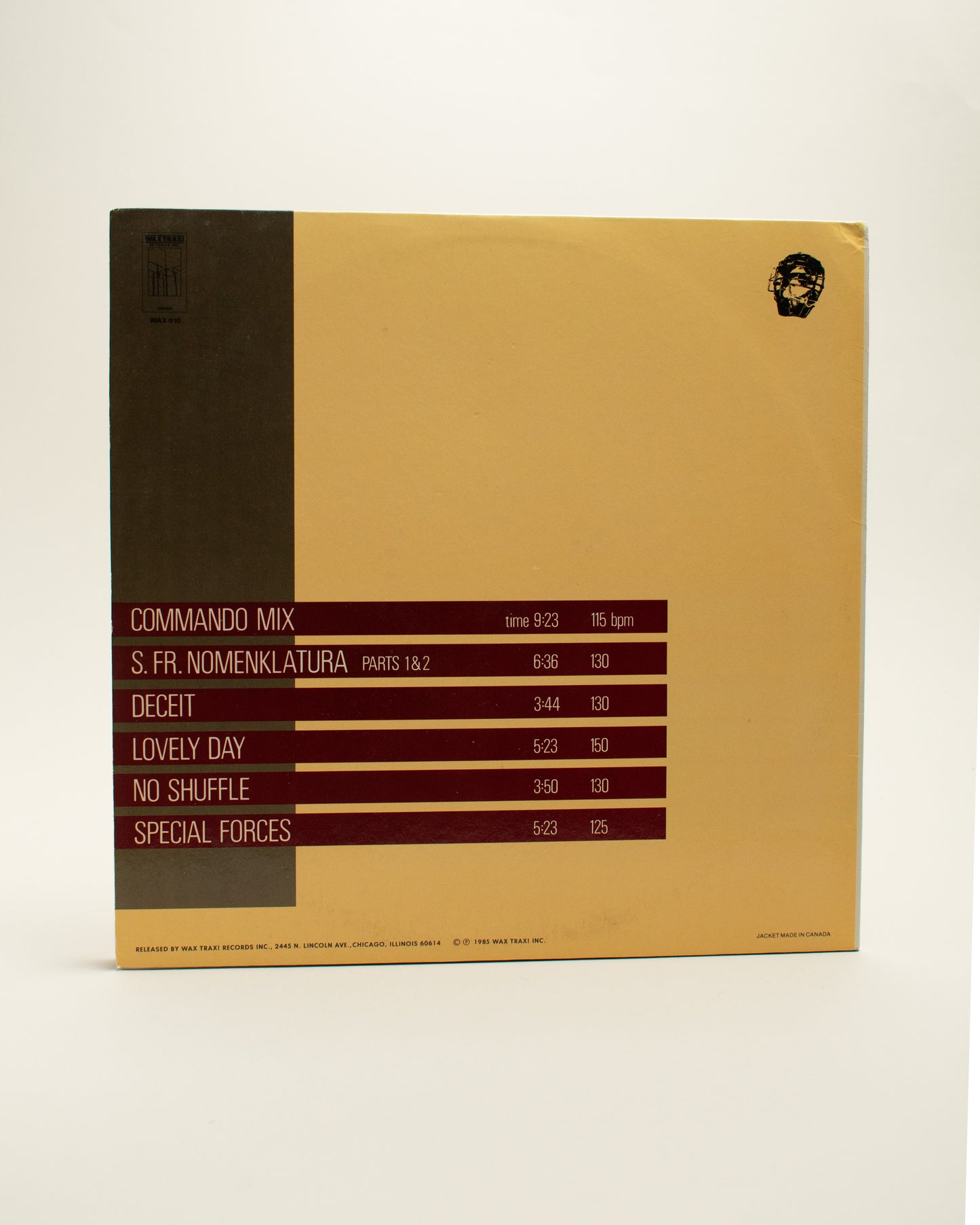 Front 242 - No Comment (US, 12" Album, 1987)