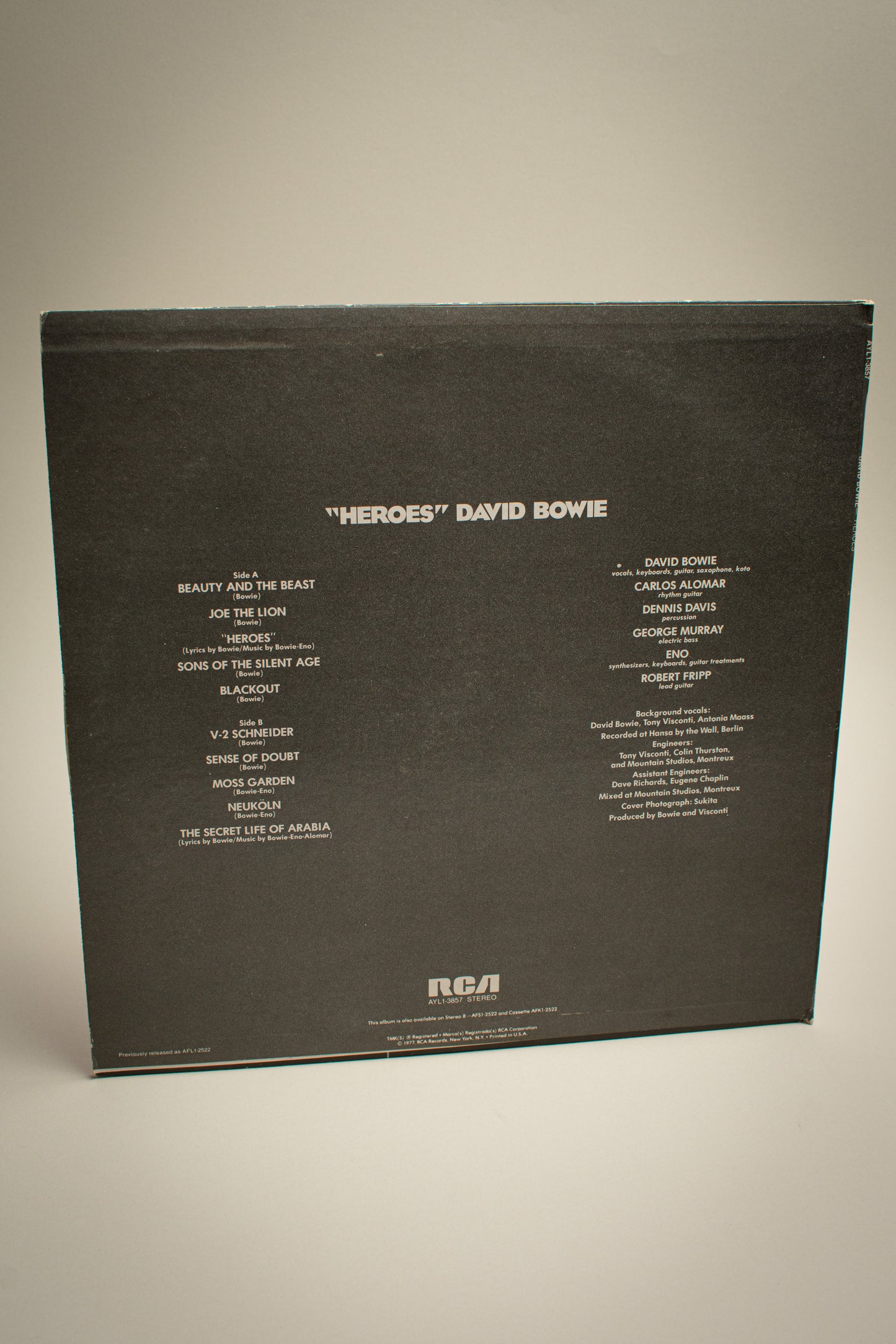 David Bowie – "Heroes" (US, 12" Album, 1980)