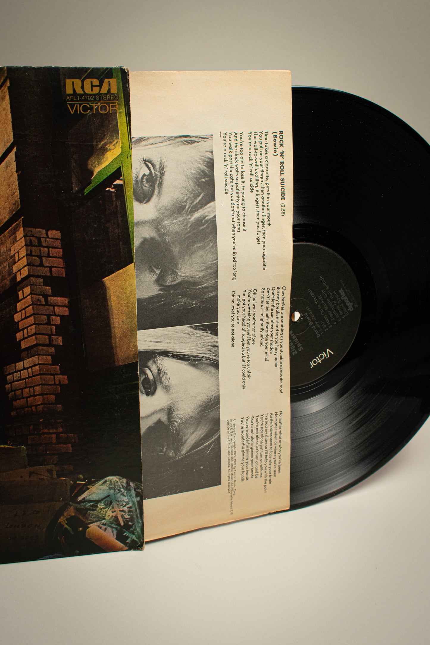 David Bowie – The Rise And Fall Of Ziggy Stardust And The Spiders From Mars (US, 12" Album, 1977)