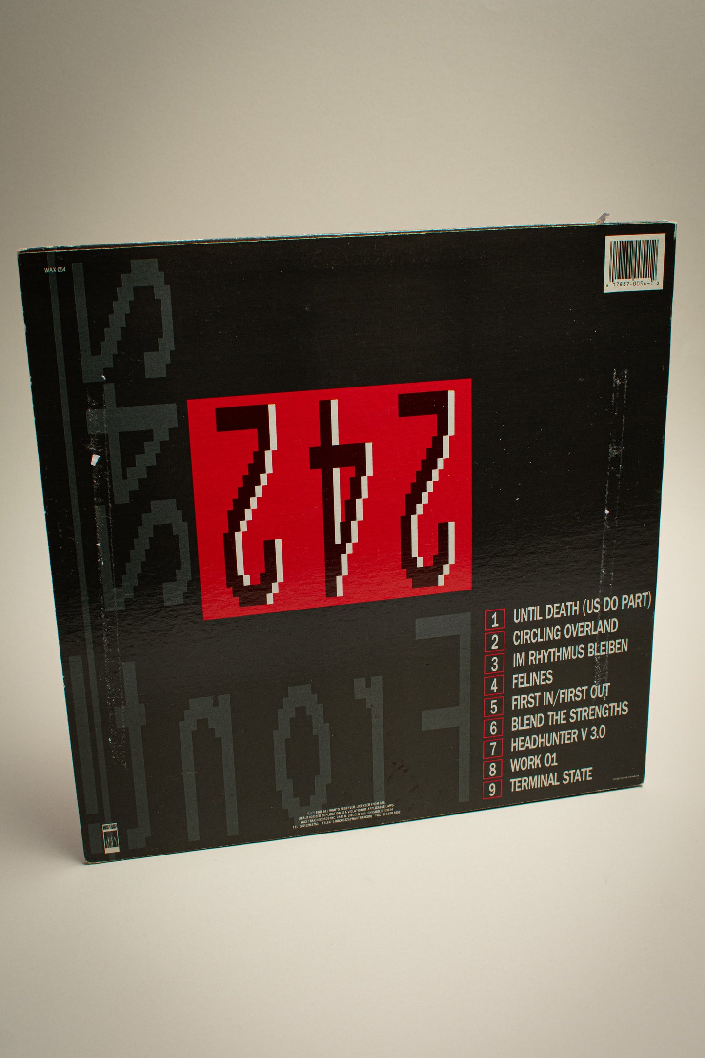 Front 242 – Front By Front (UK, 12" Album, 1988)