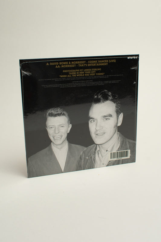 David Bowie & Morrissey – Cosmic Dancer (Live) / That's Entertainment (EU, 7", 2021)