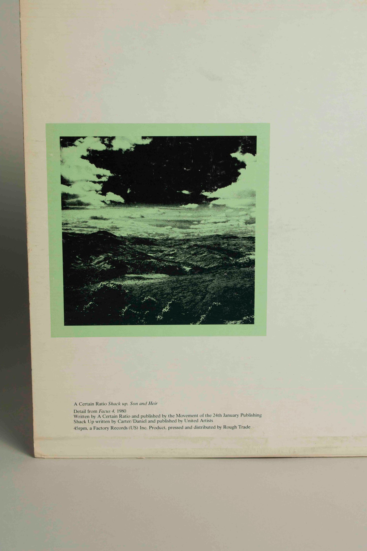 A Certain Ratio – Do The Du (Casse) (US, 12" Single, 1981)