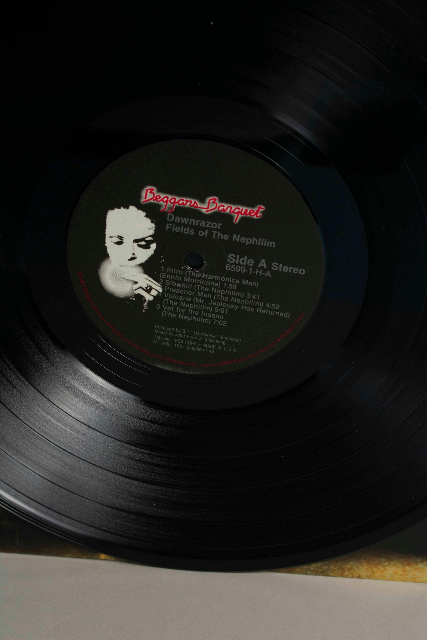 Fields Of The Nephilim – Dawnrazor (US, 12" Album, 1987)