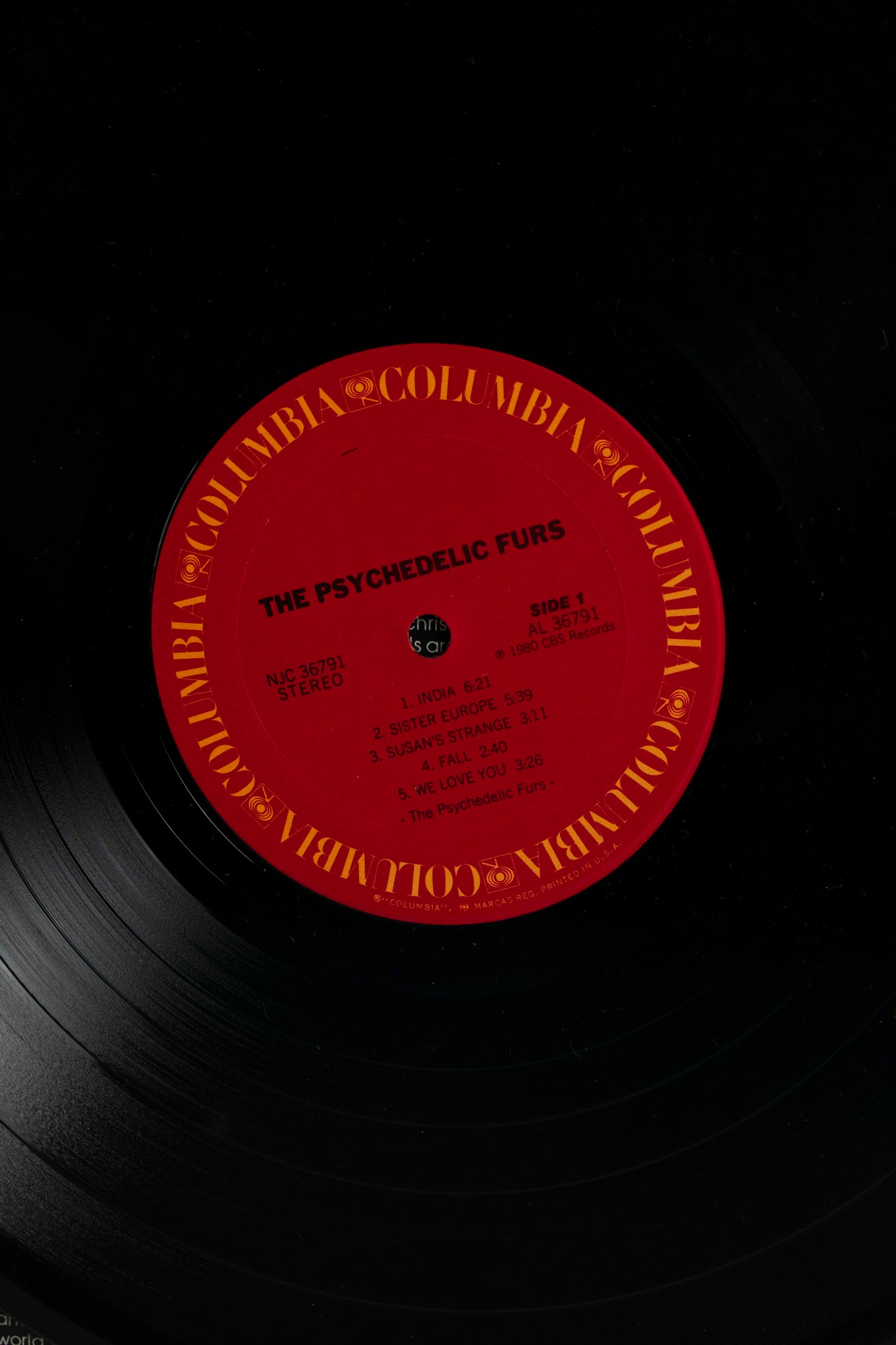 The Psychedelic Furs – The Psychedelic Furs (US, 12" Album, 1980)