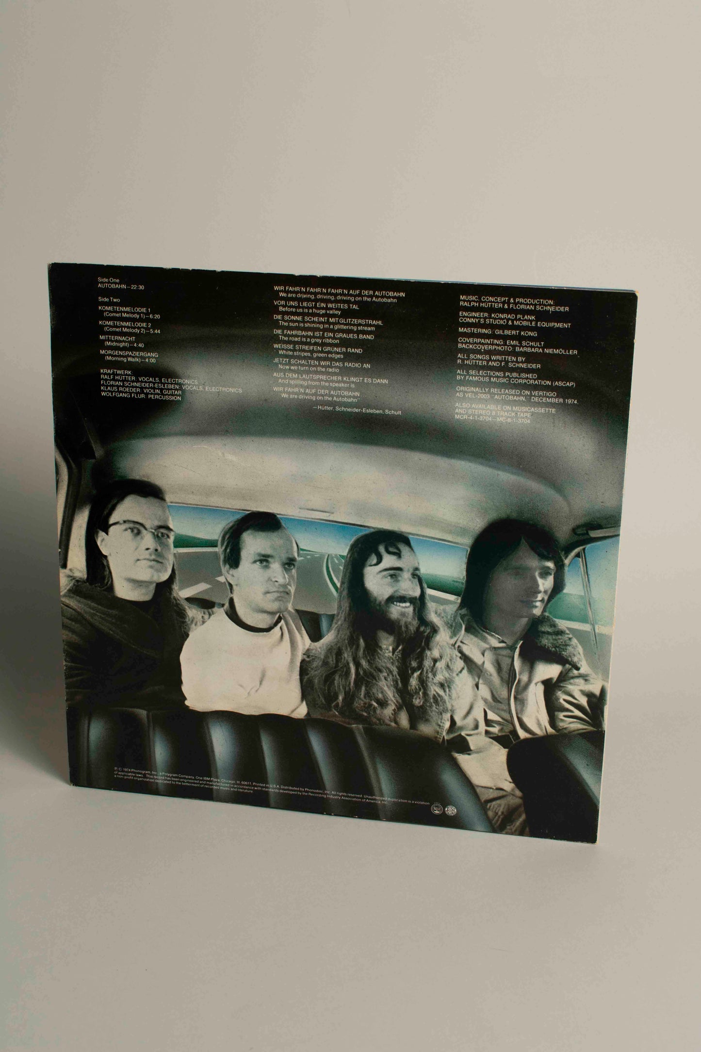 Kraftwerk – Autobahn (US, 12" Album, 1979)