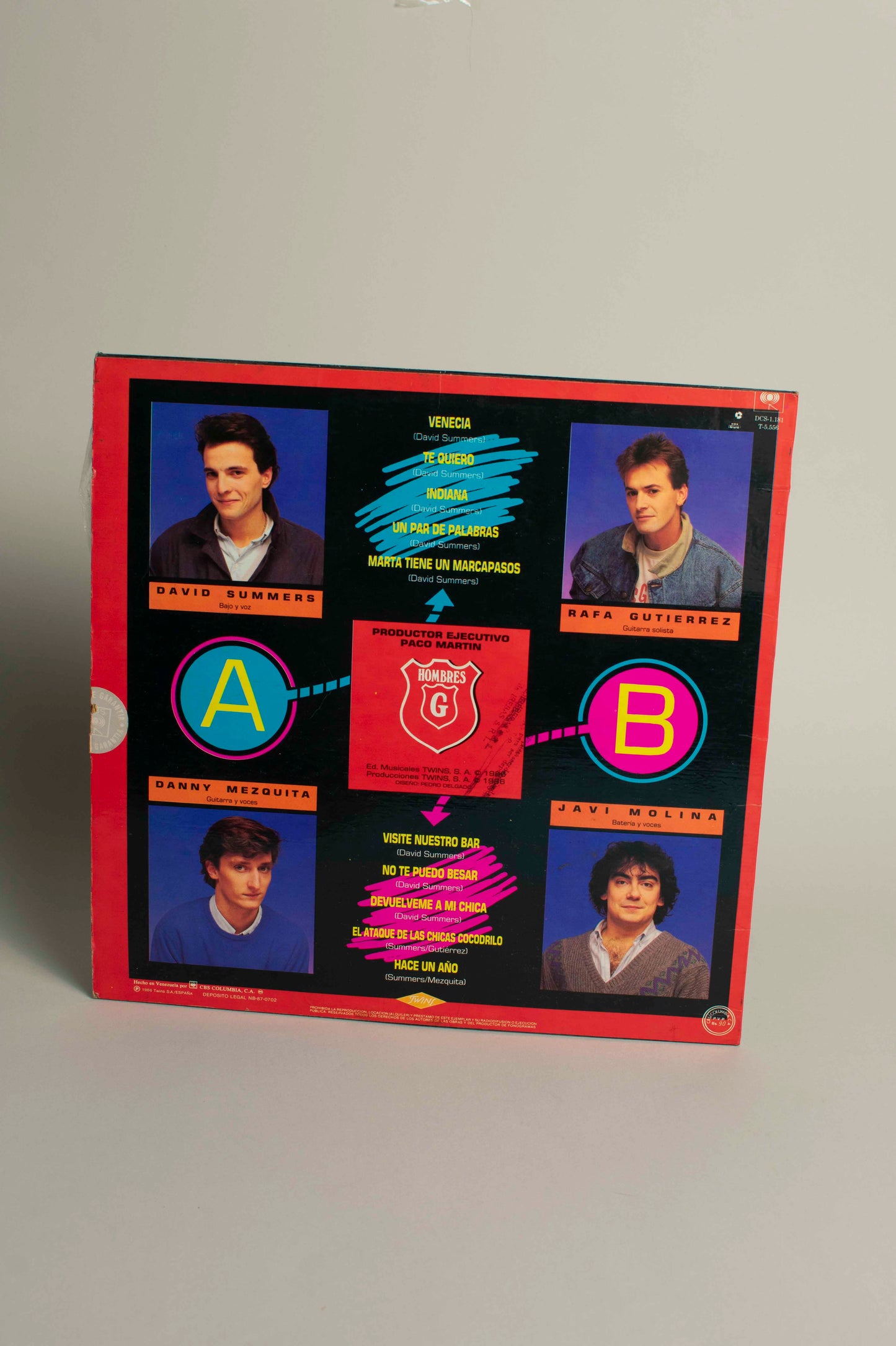 Hombres G – Un Par De Palabras (VE, 12" Album, 1987)