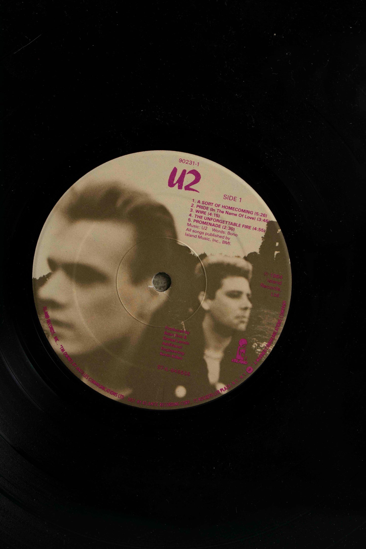 U2 – The Unforgettable Fire (US, 12" Album, 1983)