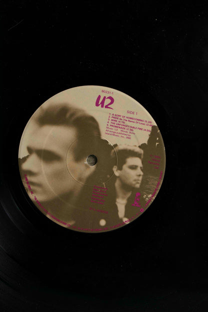U2 – The Unforgettable Fire (US, 12" Album, 1983)
