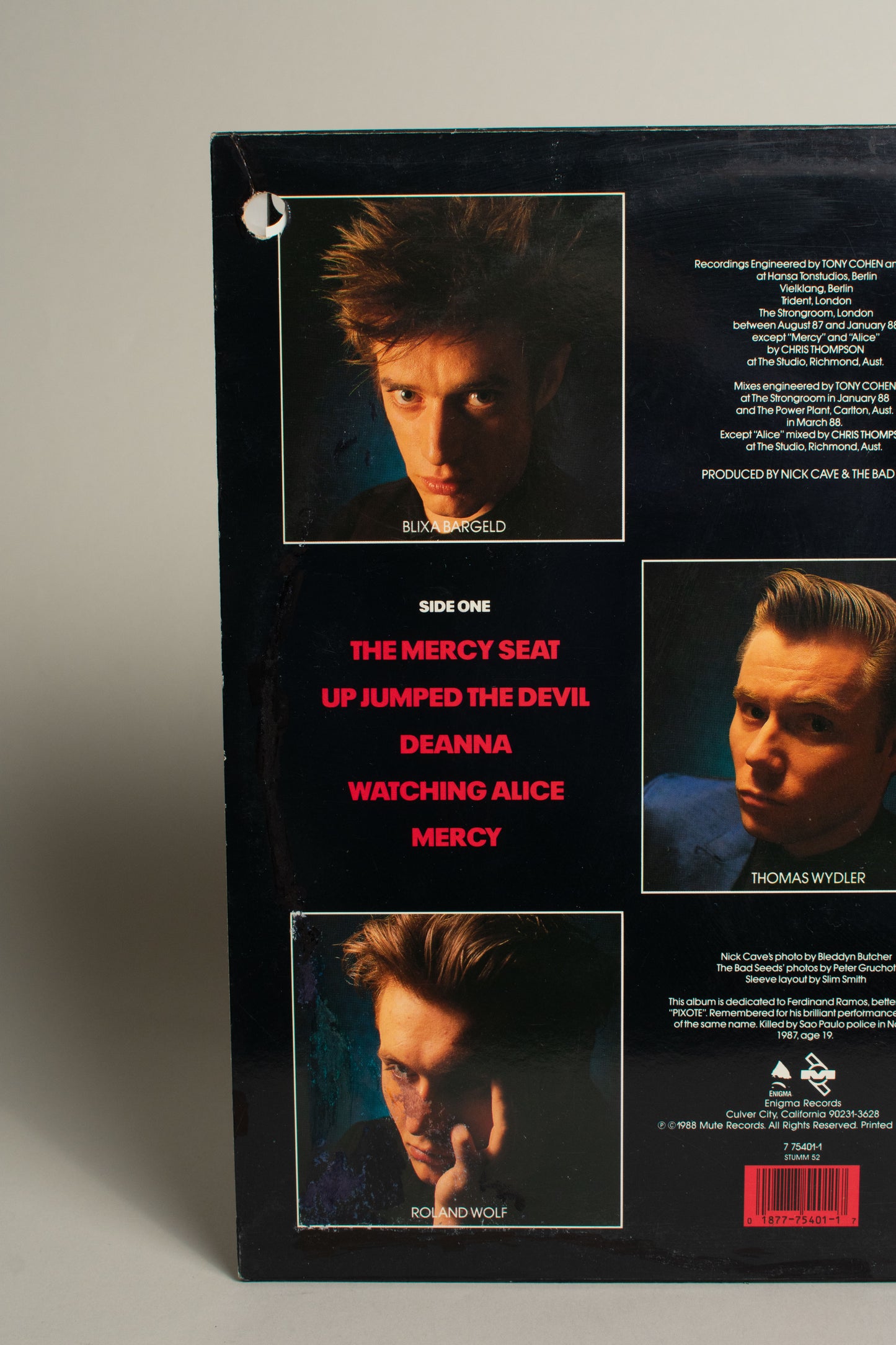 Nick Cave And The Bad Seeds – Tender Prey (US, 12" Album, 1988)