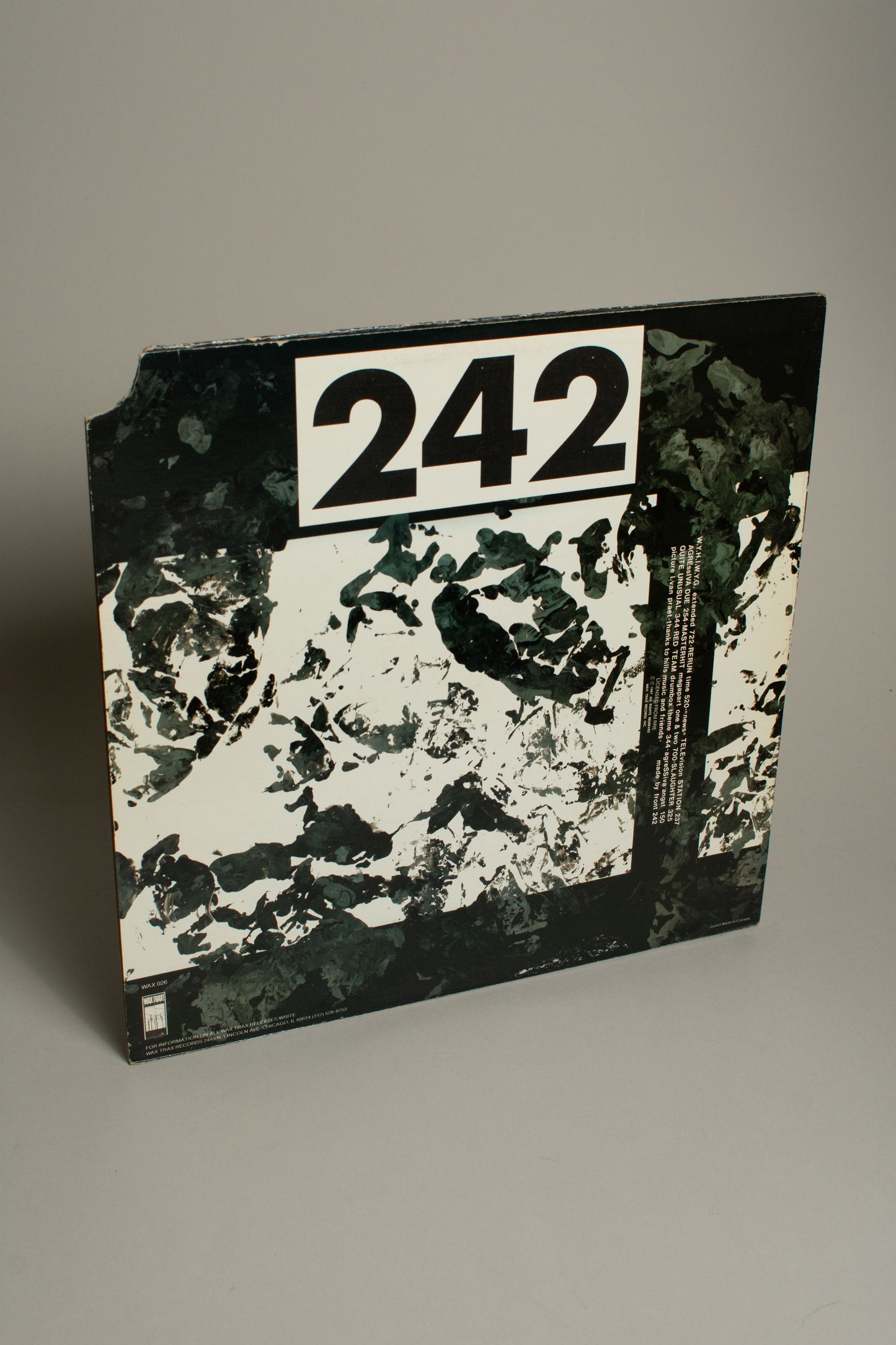 Front 242 – Official Version (US, 12" Album, 1987)