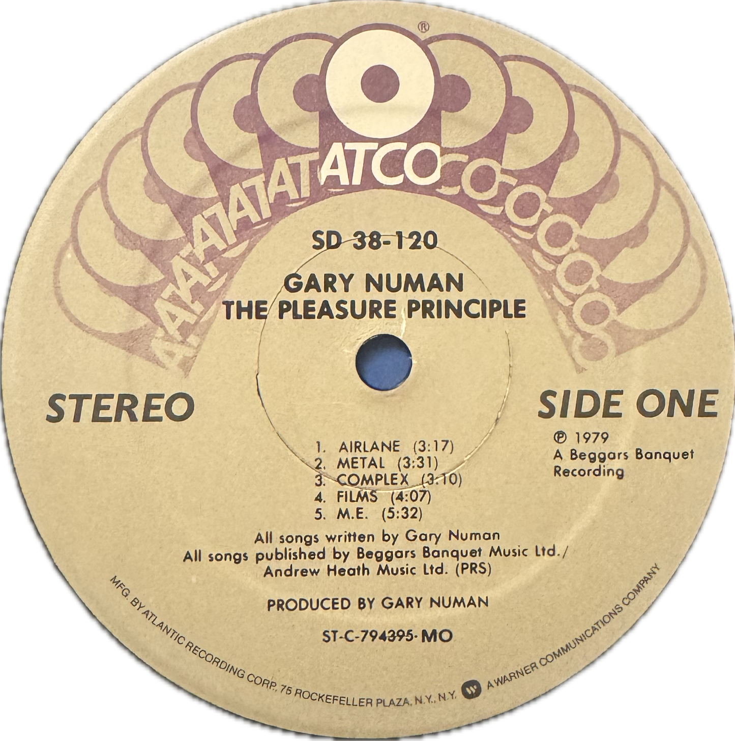 Gary Numan – The Pleasure Principle (US 12” LP, 1979)