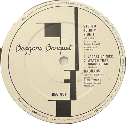 Bauhaus – Lagartija Nick (UK 12" EP, 1982)