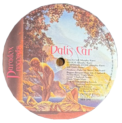 Dalis Car – The Waking Hour (LP, 1984, UK)