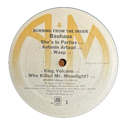 Bauhaus – Burning from the Inside (LP, 1983, USA)