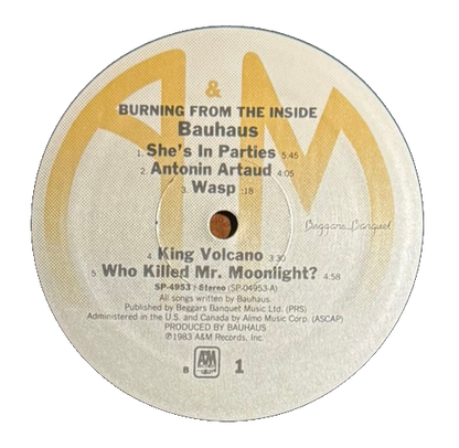 Bauhaus – Burning from the Inside (LP, 1983, USA)