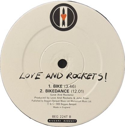 Love And Rockets – Motorcycle (UK 12” Single, 1989)