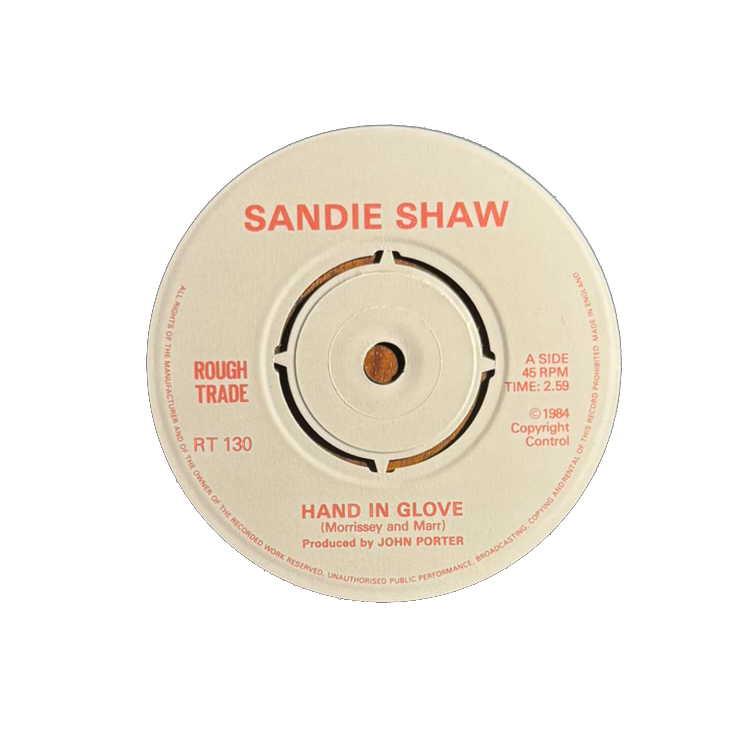 Sandie Shaw – Hand In Glove / I Don’t Owe You Anything (UK 7" Single, 1984)