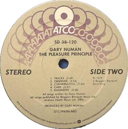 Gary Numan – The Pleasure Principle (US 12” LP, 1979)