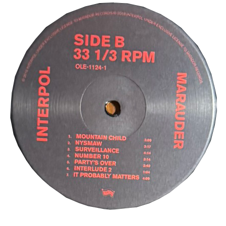 Interpol – Marauder (LP, 2018, USA)