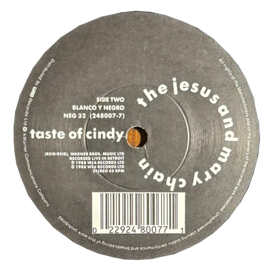 The Jesus and Mary Chain – Sidewalking / Taste of Cindy (7”, 1988, UK)